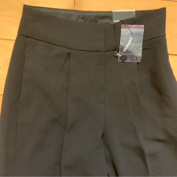 Express Black Ankle Super High Rise Pants Womens Size 2 New Tag Trousers - Picture 3 of 6